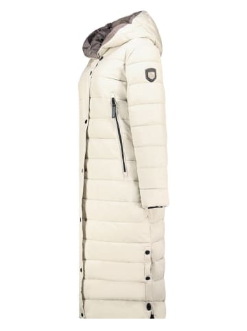 Geographical Norway Doorgestikte mantel crème