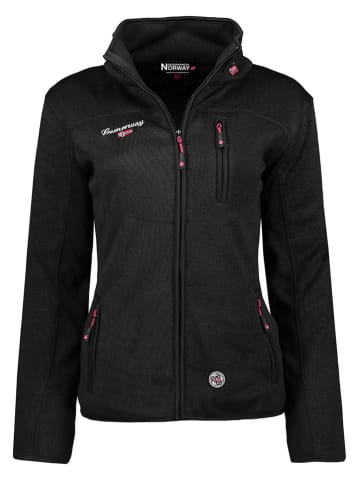 Geographical Norway Kurtka polarowa w kolorze czarnym