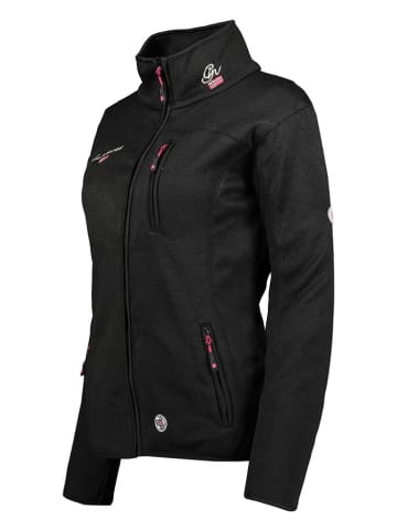 Geographical Norway Fleecejacke in Schwarz
