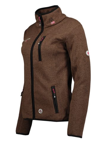 Geographical Norway Fleecejacke in Braun