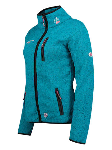 Geographical Norway Kurtka polarowa w kolorze turkusowym