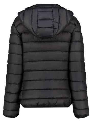 Geographical Norway Doorgestikte jas zwart