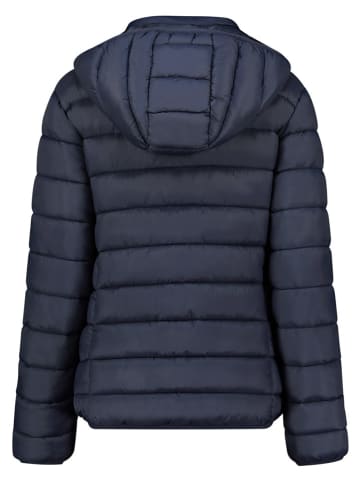 Geographical Norway Doorgestikte jas donkerblauw