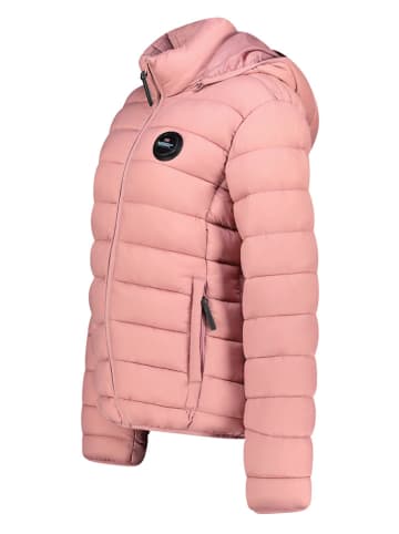 Geographical Norway Doorgestikte jas lichtroze