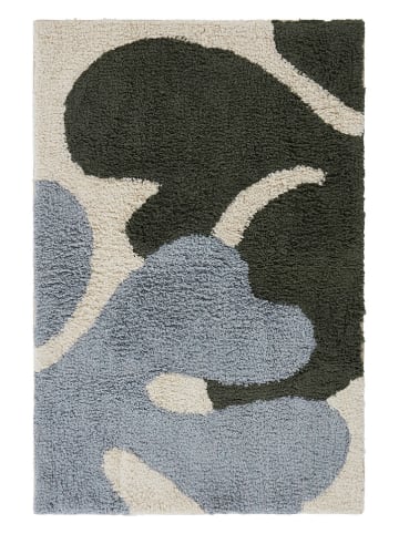 Jotex Badematte ''Laurie'' in Grün/ Hellblau