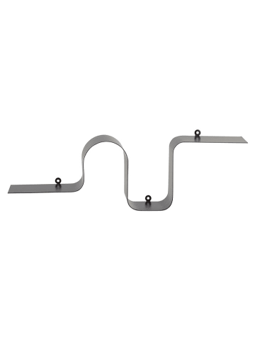 Jotex Wandmeubel "Caterpillar" zwart - (B)63,5 x (H)18,5 x (D)12 cm