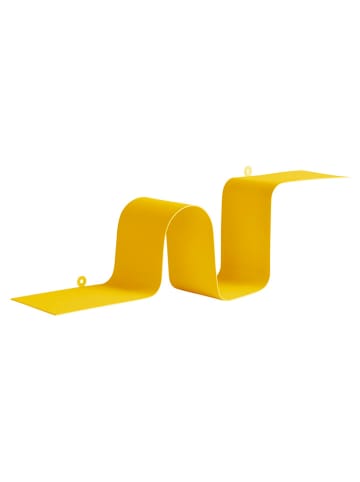 Jotex Wandregal ''Caterpillar'' in Gelb - (B)63,5 x (H)18,5 x (T)12 cm