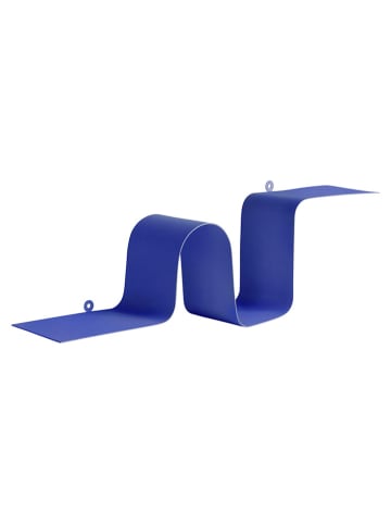 Jotex Wandregal ''Caterpillar'' in Blau - (B)63,5 x (H)18,5 x (T)12 cm