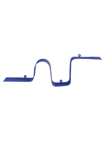 Jotex Wandregal ''Caterpillar'' in Blau - (B)63,5 x (H)18,5 x (T)12 cm
