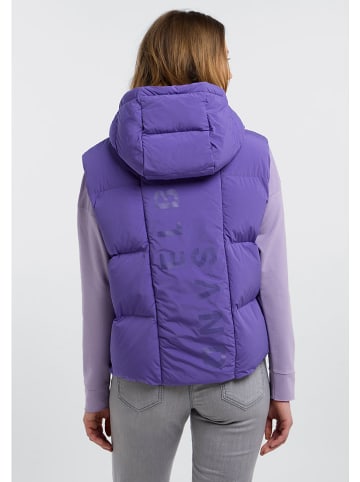 ELBSAND Doorgestikte bodywarmer "Tari" paars