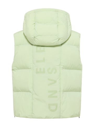 ELBSAND Doorgestikte bodywarmer "Tari" groen