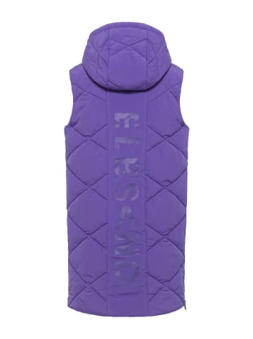 ELBSAND Doorgestikte bodywarmer "Yara" paars