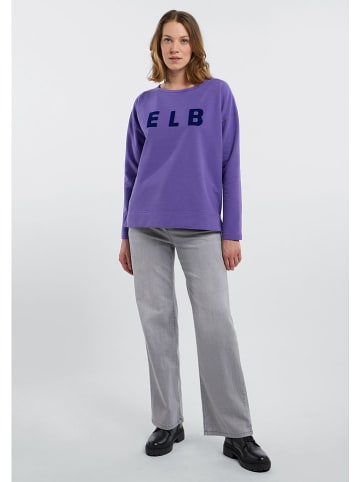 ELBSAND Sweatshirt "Alaia" in Lila