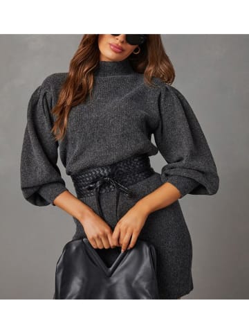 Milan Kiss Strickkleid in Grau