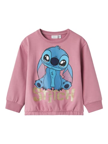 name it Sweatshirt "Nyra" roze/blauw