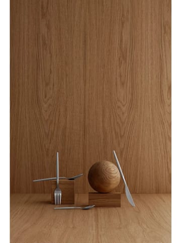 Blomus 4-delige set: gebakvorken "Maxime" zilverkleurig/grijs - (H)15 cm