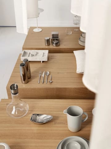 Blomus 2tlg. Set: Salz-und Pfefferstreuer "Sablo" in Hellgrau/ Creme - (H)5 x Ø 4 cm