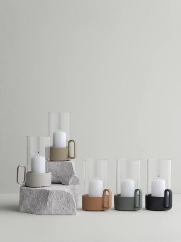 Blomus Windlicht "Yuragi" in Beige - (H)21 cm