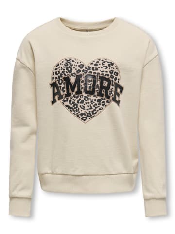 KIDS ONLY Sweatshirt "Runa" in Creme