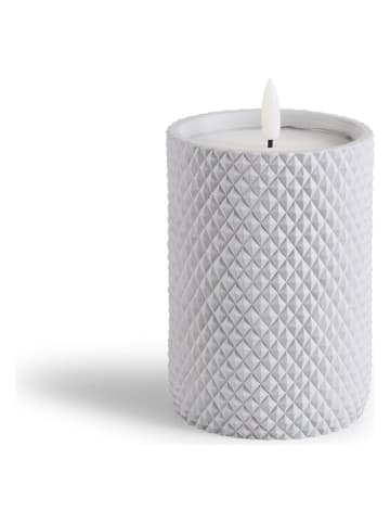 Lifa Living 3er-Set: LED-Kerzen in Hellgrau