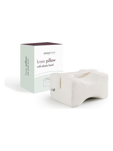 Lifa Living Kniekissen mit Band in Weiß - (B)27 x (H)20 x (T)15 cm