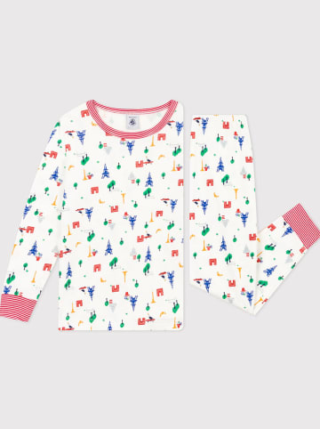 PETIT BATEAU Pyjama in Weiß