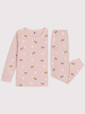 PETIT BATEAU Pyjama lichtroze