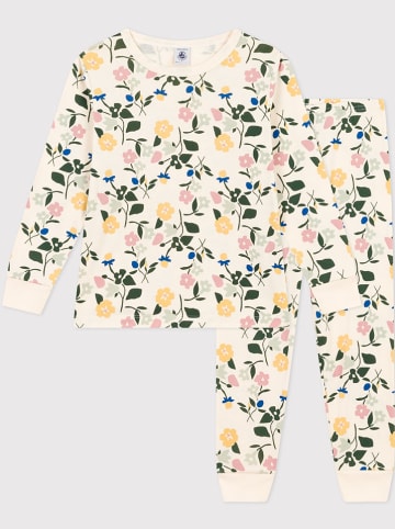 PETIT BATEAU Pyjama in Creme
