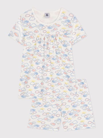 PETIT BATEAU Pyjama in Weiß