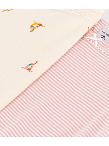 PETIT BATEAU 2er-Set: Unterhemden in Beige/ Rosa