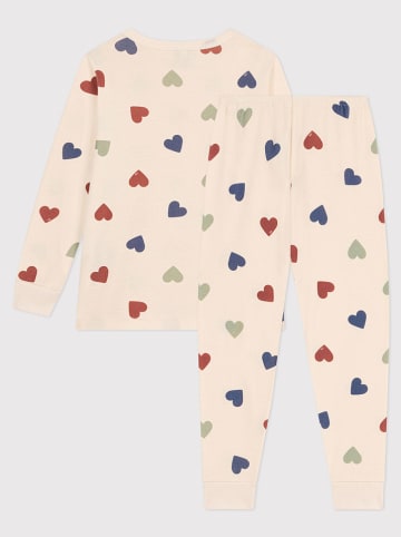 PETIT BATEAU Pyjama in Creme