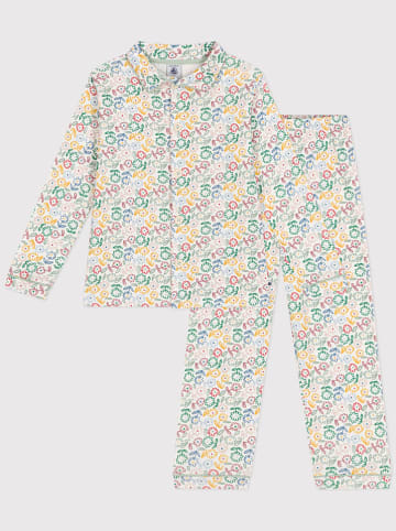 PETIT BATEAU Pyjama in Weiß