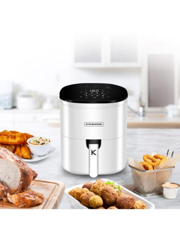 KITCHENCOOK Heißluftfritteuse ''Airmed_6'' in Weiß - (B)38 x (H)69,5 x (T)35 cm