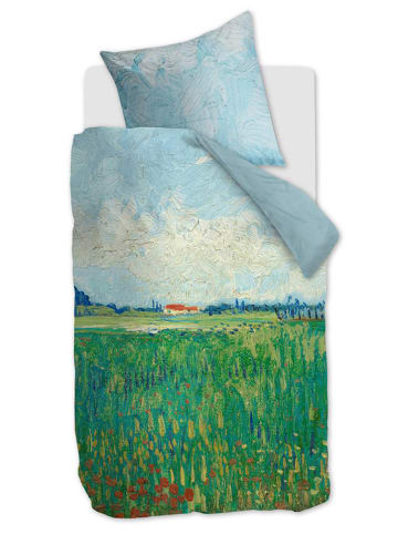 Beddinghouse Beddengoedset "Field w Poppis Green"