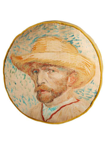 Beddinghouse Dekoracyjna poduszka "Self Portrait Natural" w kolorze beżowym - 40 x 40 cm