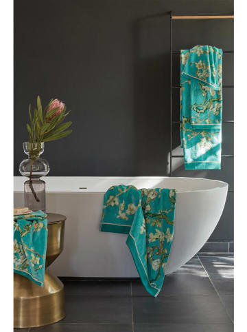 Beddinghouse Badhanddoek "Blossom" lichtblauw