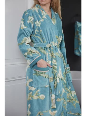 Beddinghouse Bademantel ''Blossom'' in Blau