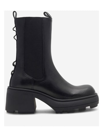 Badura Leder-Stiefeletten "Tal" in Schwarz