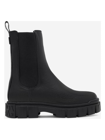Gino Rossi Leder-Chelsea-Boots in Schwarz
