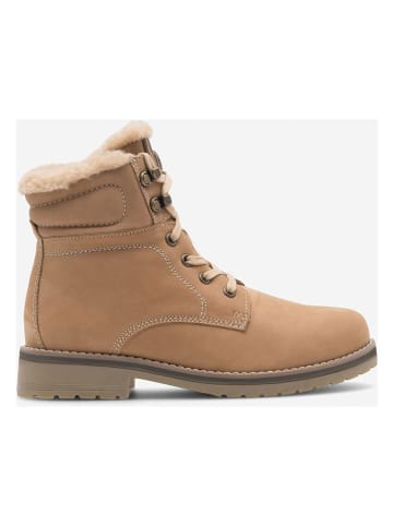 Lasocki Leder-Boots in Beige