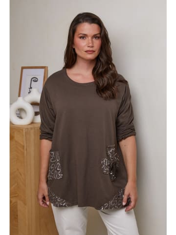 Curvy Lady Tuniek bruin