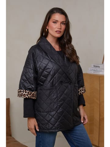 Curvy Lady Kurtka pikowana w kolorze czarnym