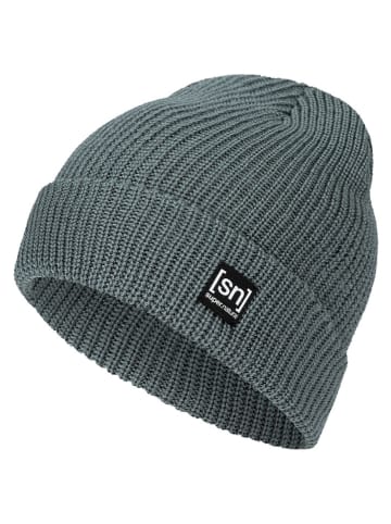 super.natural Beanie "Merino Basic" in Blau