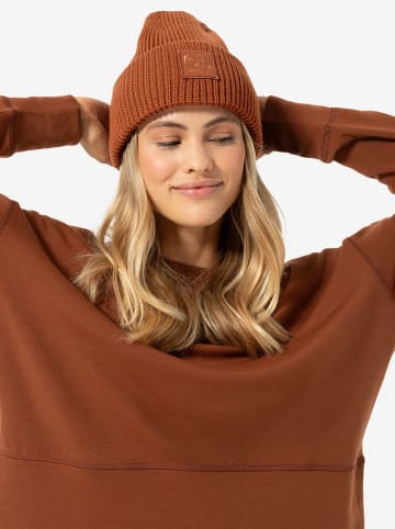super.natural Beanie "Krissini" in Hellbraun