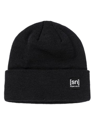 super.natural Beanie "Alpine" in Schwarz