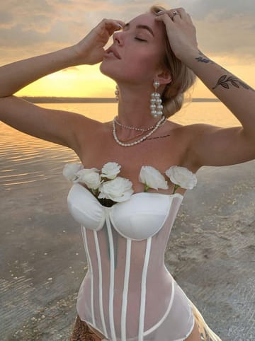 INTIMAX Corsage "Lace" in Weiß