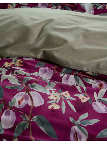 Essenza Beddengoedset "Plums perfect" paars/kaki