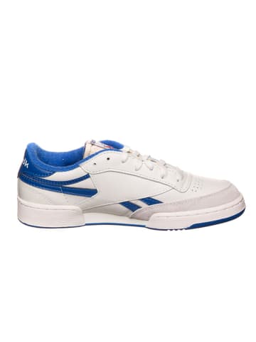 Reebok Leder-Sneaker in Weiß/ Blau