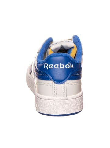 Reebok Leder-Sneaker in Weiß/ Blau