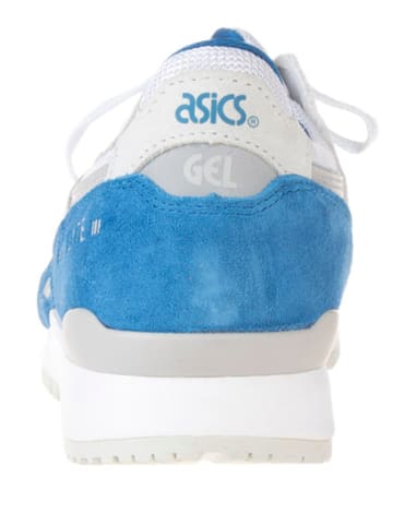 asics Skórzane sneakersy "Gel-Lyte III OG" w kolorze biało-niebieskim